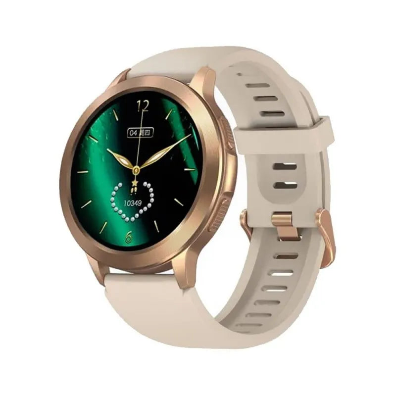 zeblaze men's btalk 2 smart watch, desert gold image2