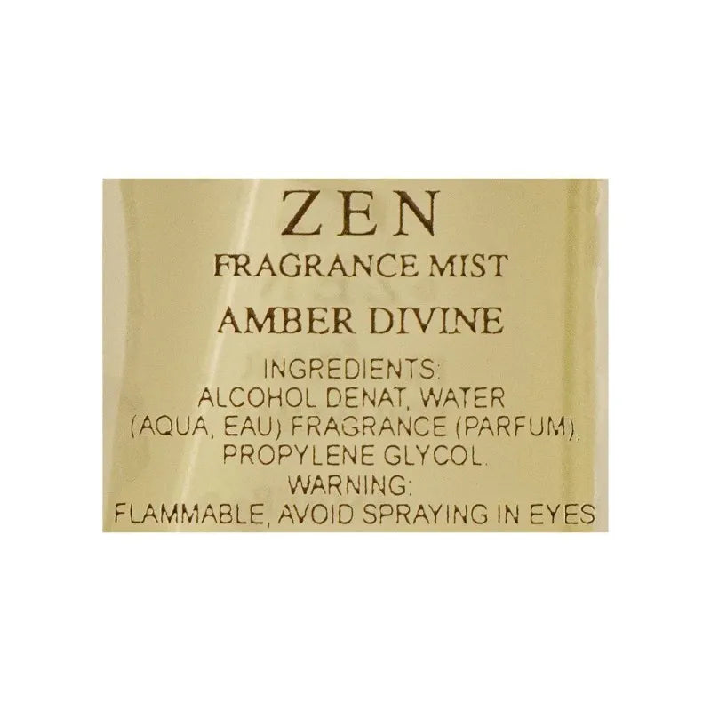 zen amber divine woman fragrance mist, 250ml image3