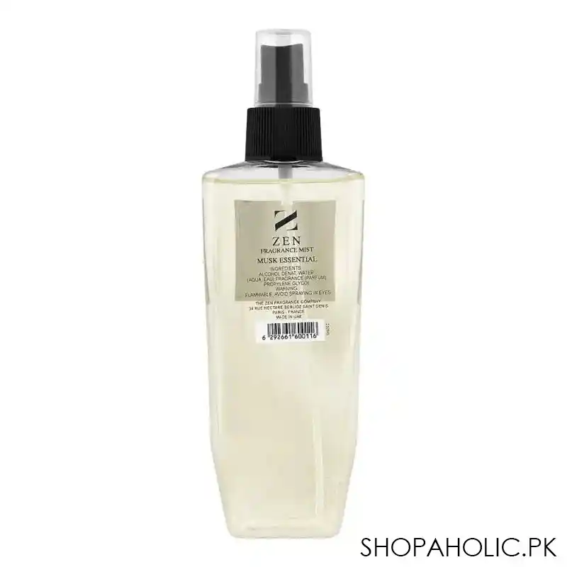 zen fragrance mist for men musk essential, 250ml image2