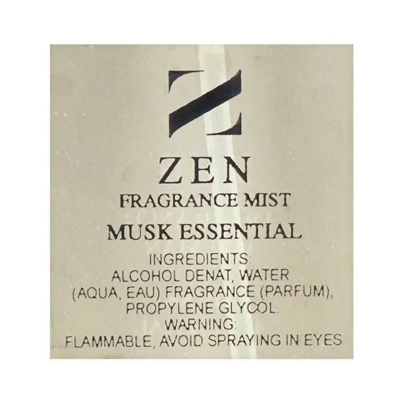 zen fragrance mist for men musk essential, 250ml image3