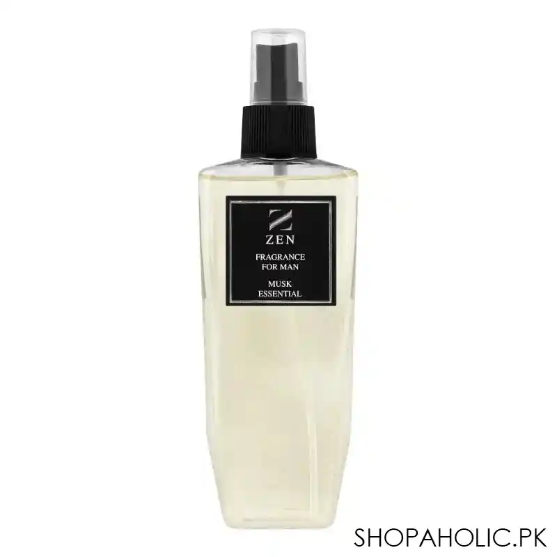 zen fragrance mist for men musk essential, 250ml main image