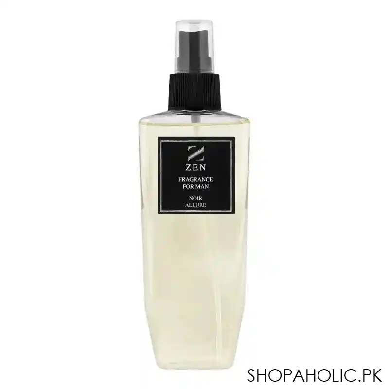 zen fragrance mist for men noir allure, 250ml main image