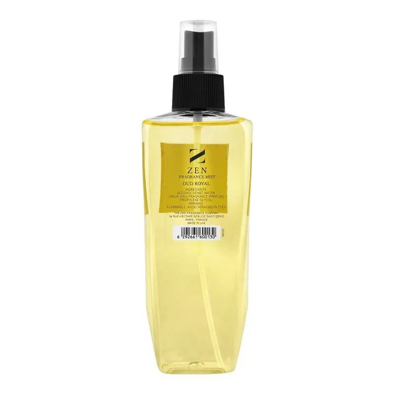 zen fragrance mist for men oud royal, 250ml image2