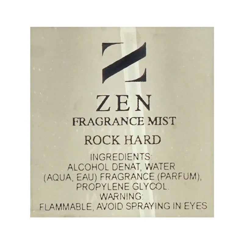 zen fragrance mist for men rock hard, 250ml image3