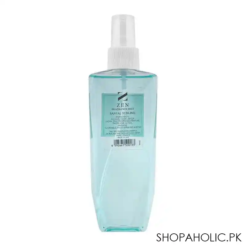 zen santal sublime woman fragrance mist, 250ml image2