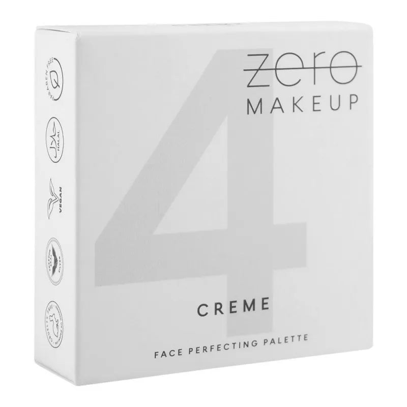 zero makeup face perfecting palette, creme image2