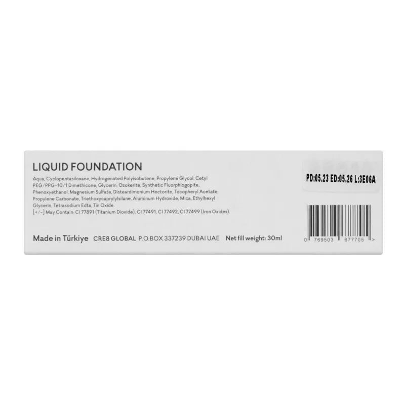 zero makeup liquid foundation, 1 porcelain, 30ml image5