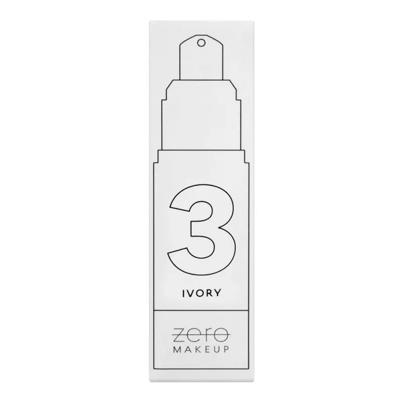 zero makeup liquid foundation, 3 ivory, 30ml image3