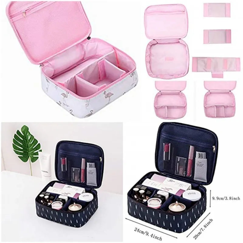 zipper travel cleaning pouch toiletries travel storage bag mini casual portable cosmetic bag waterproof makeup organizer main image