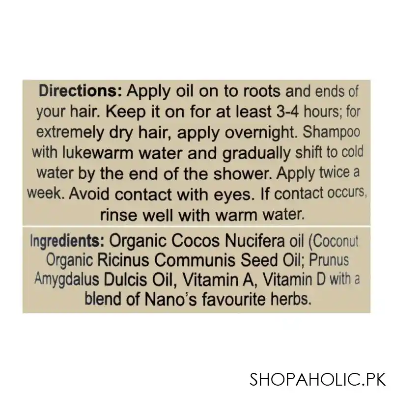 zo'nanos volume length softness hair oil, 120ml image3