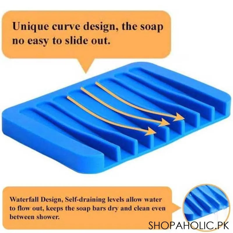 Self Draining Silicone Drying Mat Silicone Soap Dish Price in Pak