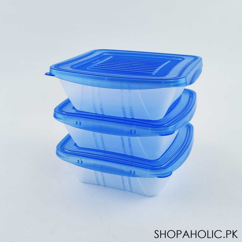 Buy (Pack of 3) Square Storage Box Plastic Price in Pakistan
