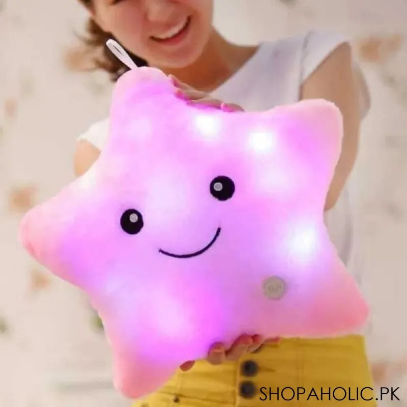 Led best sale star pillow