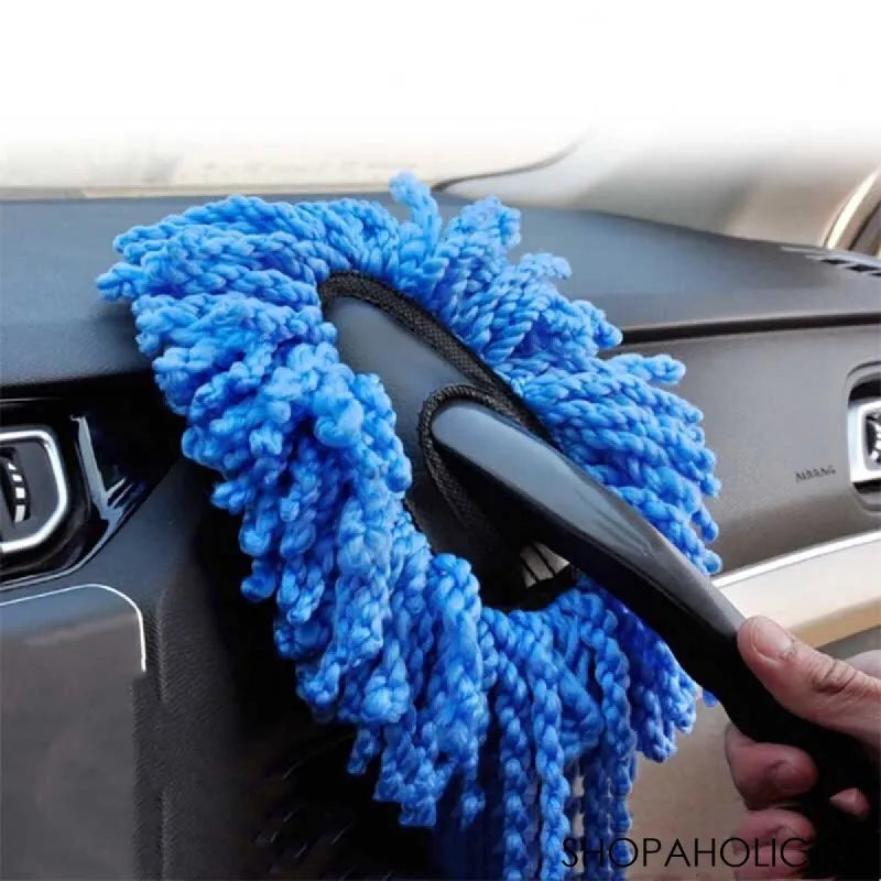 Multi-Functional Car Dash Duster 2 Pack Microfiber Car Duster Interior &  Exterior Cleaning Dirt Dust Clean Brush Dusting Tool Mop for Car Motorcycle