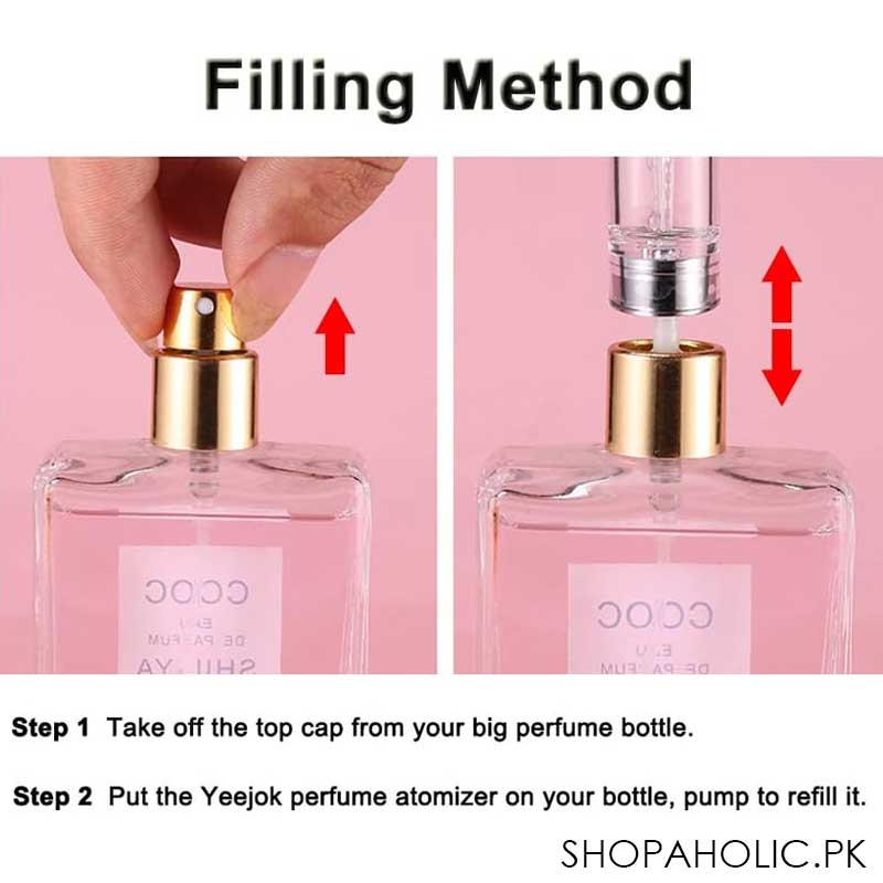 Perfume Refill Bottle Portable Mini Refillable Spray Jar Scent Pump Case  Empty Cosmetic Containers Atomizer For Travel 5ml, Find Great Deals Now
