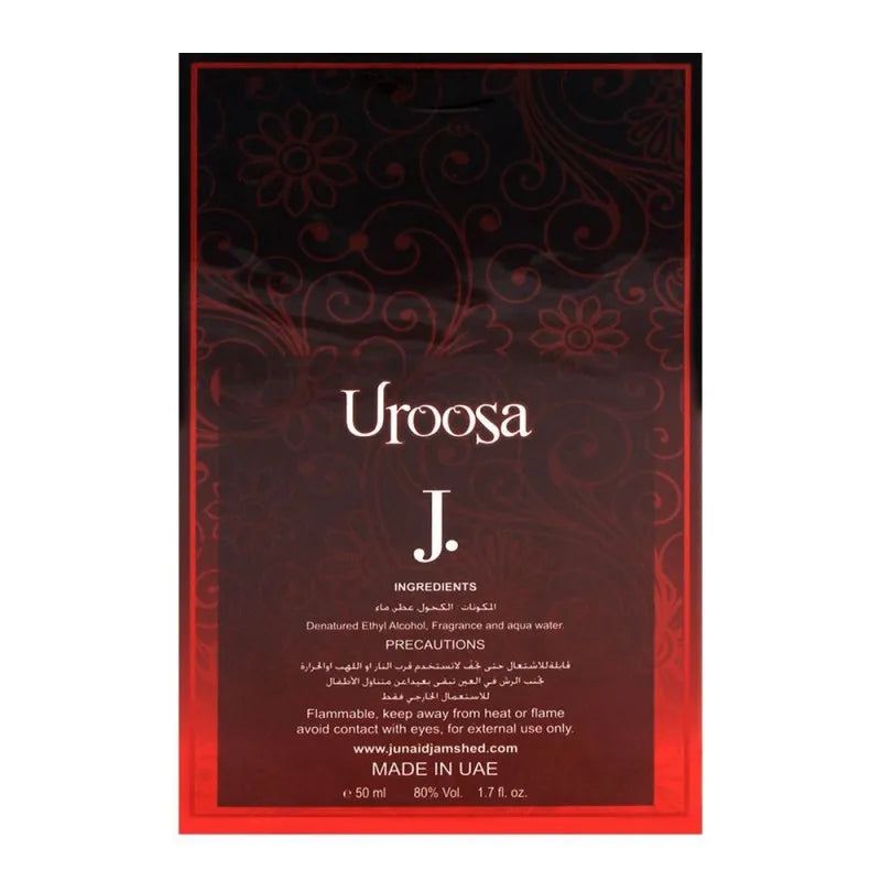 Buy Junaid Jamshed J. Uroosa Eau De Parfum 50ml