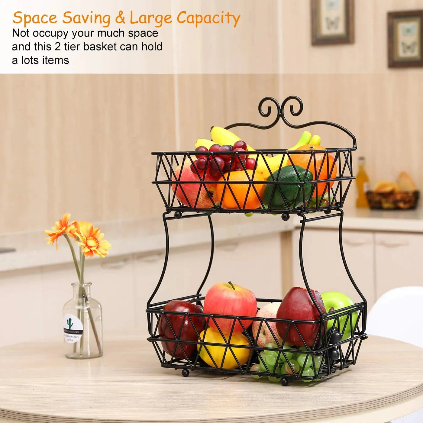 Buy Regular Metal Fruit Basket in Pakistan | Shopaholic