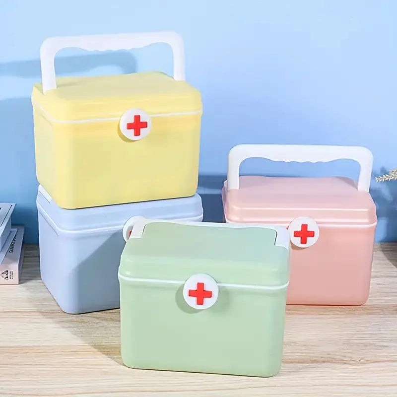 Medicine Box Home Medicine Box First Aid Kit Portable Medicine Large M –  BABACLICK