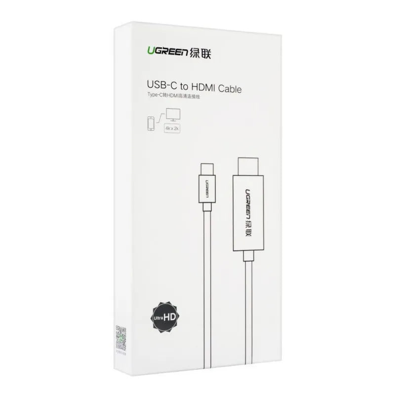 Buy UGreen USB Type-C To HDMI Cable, 1.5M, Space White 30841