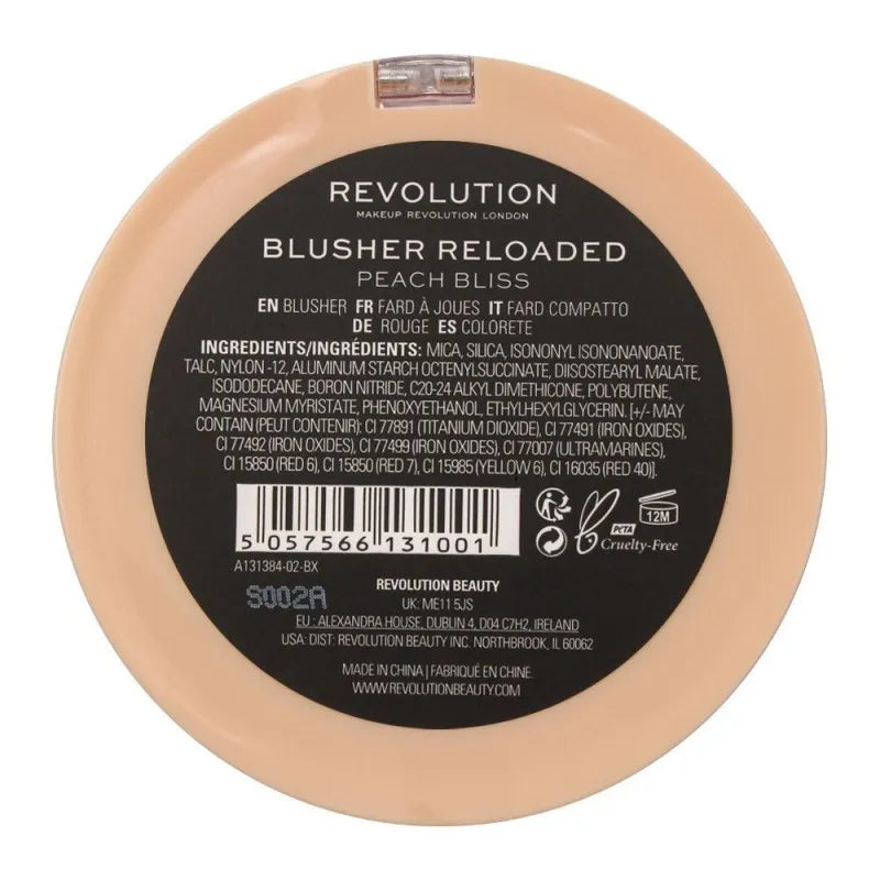 Buy Makeup Revolution Blusher Reloaded, Peach Bliss