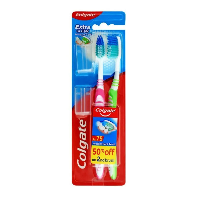 Colgate Extra Clean Soft Toothbrush 2-Pack Price in Pakistan