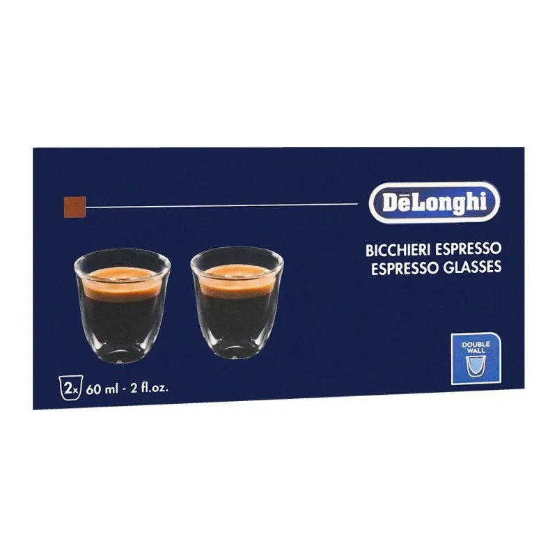 Buy DeLonghi Essential Collection Espresso Glasses Set, 6 x 60ml, DLSC300  Online at Special Price in Pakistan 