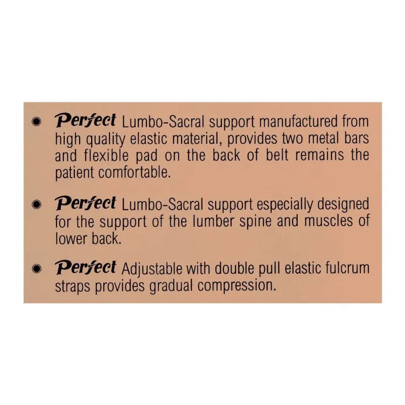 Buy Perfect Lumbo Sacral Support, XL Price in Pakistan