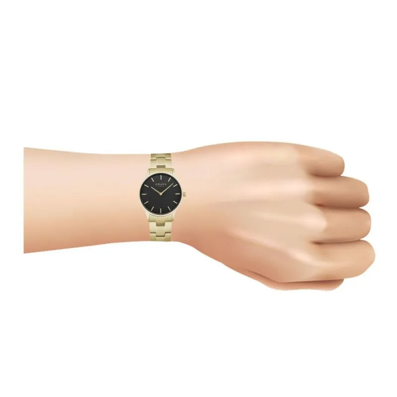 Gold bracelet outlet watch