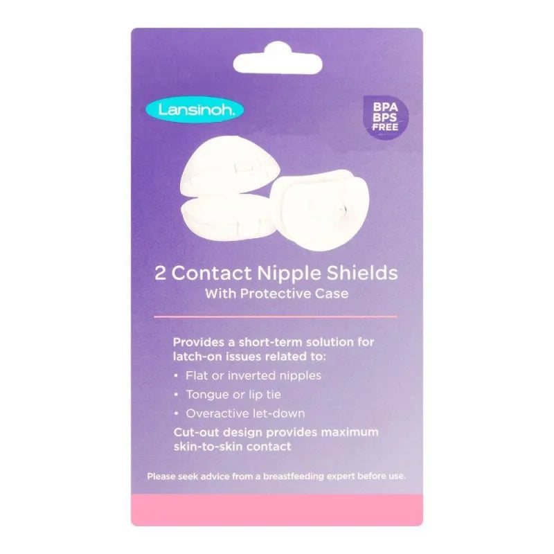 Lansinoh - 2Pk Nipple Shield for Breastfeeding 24 MM