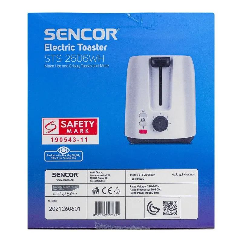 Electric Toaster, STS 2606WH