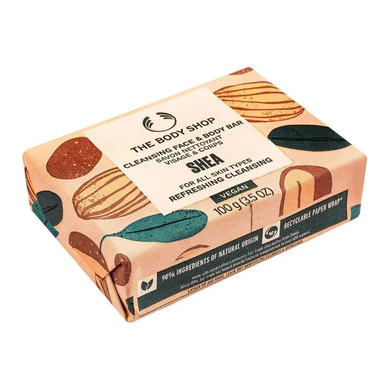 Buy The Body Shop Vegan Shea Cleansing Face & Body Bar, 100g