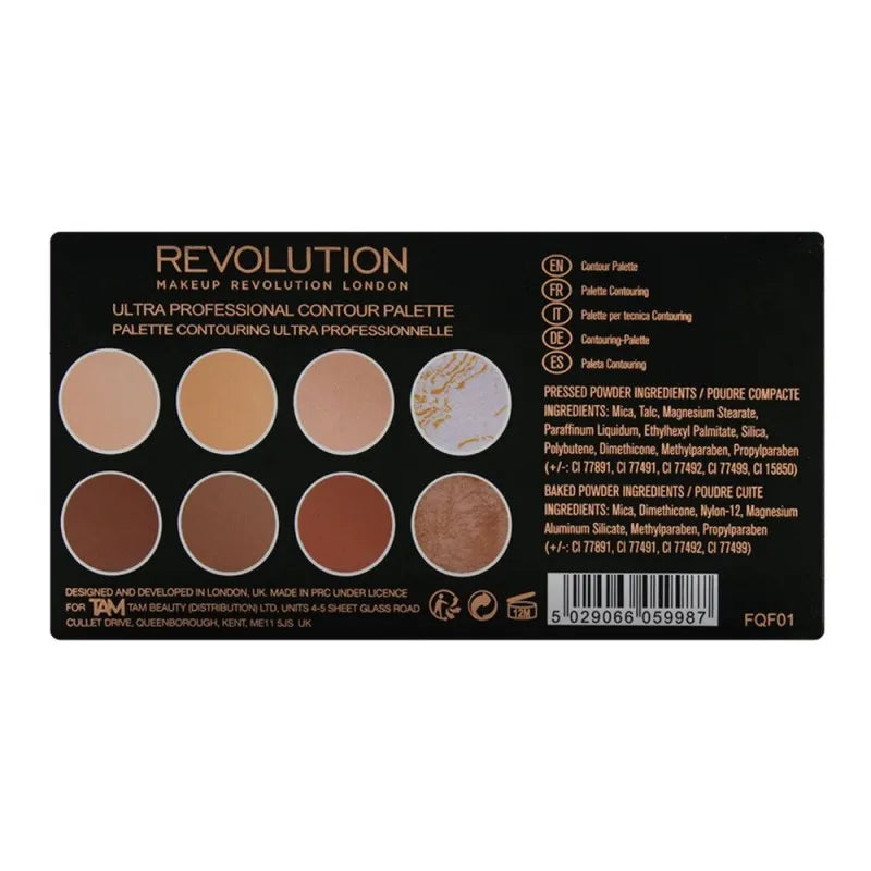 Buy Makeup Revolution Ultra Professional Contour Palette, 8-Pack