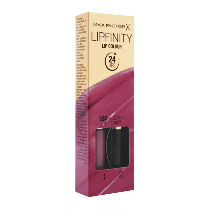 Buy Max Factor Lipfinity Lip Colour, 330 Essential Burgundy